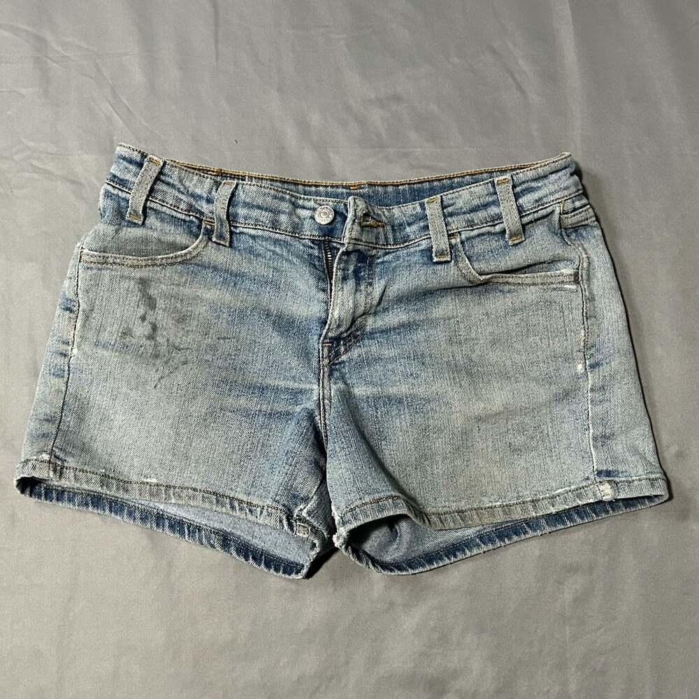 Levi's Denim Cut Off Shorts Size 5 JR Light Wash Distressed